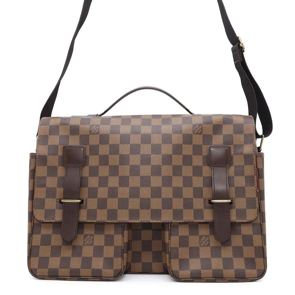 Louis Vuitton Shoulder Bag Damier Ebene Brown Broadway Messenger